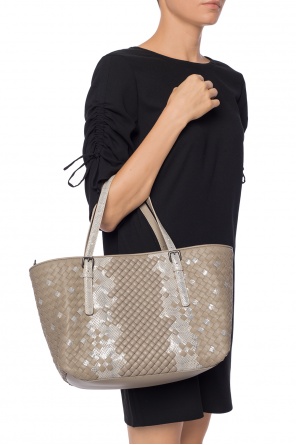 Torba na ramię ze skórą węża, zdjęcie 2 Torba na ramię ze skórą węża od Bottega Veneta